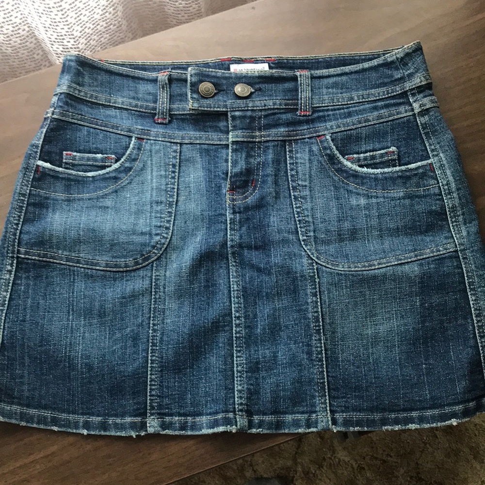 Y2K Denim mini skirt